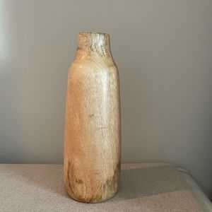 Wooden vase